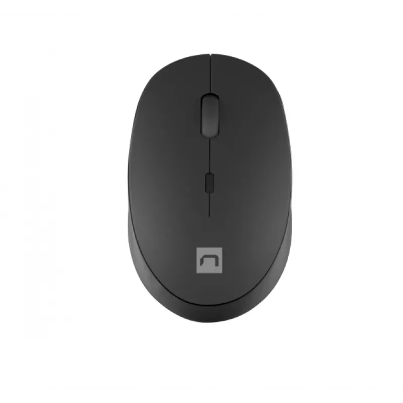 Ratón óptico inalámbrico Bluetooth NATEC Harrier 2, para diestros, 1600 DPI, Bluetooth 5.1, negro