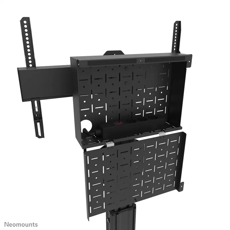 Carro de TV Neomounts FL50S-825BL1 37-75 inch - TÜV, negro, soporte de suelo fijo, acero, 70 kg, 94 cm (37 inch), 190,5 cm (75 inch)