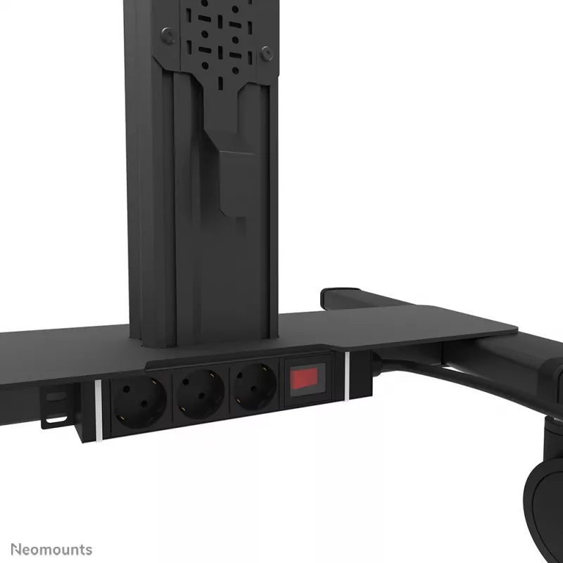 Carro de TV Neomounts FL50S-825BL1 37-75 inch - TÜV, negro, soporte de suelo fijo, acero, 70 kg, 94 cm (37 inch), 190,5 cm (75 inch)
