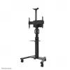 Carro de TV Neomounts FL50S-825BL1 37-75 inch - TÜV, negro, soporte de suelo fijo, acero, 70 kg, 94 cm (37 inch), 190,5 cm (75 inch)