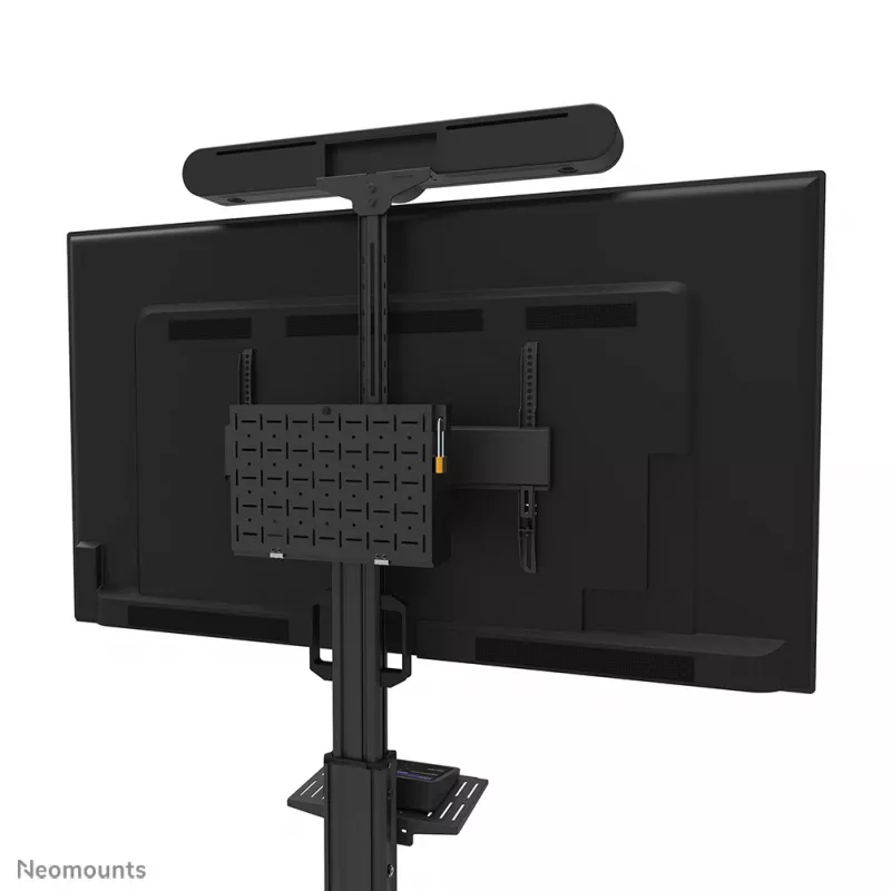 Carro de TV Neomounts FL50S-825BL1 37-75 inch - TÜV, negro, soporte de suelo fijo, acero, 70 kg, 94 cm (37 inch), 190,5 cm (75 inch)