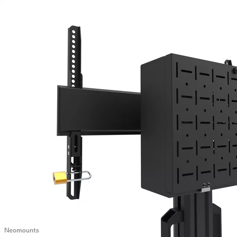 Carro de TV Neomounts FL50S-825BL1 37-75 inch - TÜV, negro, soporte de suelo fijo, acero, 70 kg, 94 cm (37 inch), 190,5 cm (75 inch)