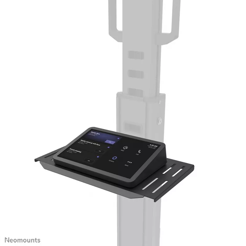 Neomounts Select AFLS-825BL1 kit de vídeo y multimedia (estante para cámara, estante AV, adaptador Logitech Rally Bar (Mini)) para FL50S-825BL1, máx. 9 kg, acero, negro