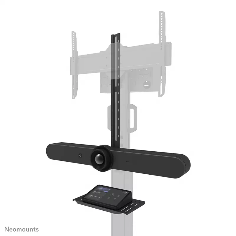 Neomounts Select AFLS-825BL1 kit de vídeo y multimedia (estante para cámara, estante AV, adaptador Logitech Rally Bar (Mini)) para FL50S-825BL1, máx. 9 kg, acero, negro