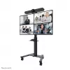 Neomounts Select AFLS-825BL1 kit de vídeo y multimedia (estante para cámara, estante AV, adaptador Logitech Rally Bar (Mini)) para FL50S-825BL1, máx. 9 kg, acero, negro