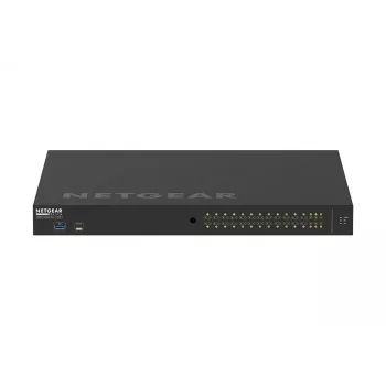 NETGEAR M4250-26G4XF-PoE+ conmutador gestionado L2/L3 Gigabit Ethernet (10/100/1000) Power over Ethernet (PoE) 1U negro