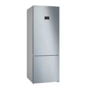 Frigorífico combi Bosch Serie 4 KGN56XLEB — independiente, acero inoxidable, 508 L (400 L frigorífico + 108 L congelador), No Frost, pantalla LED
