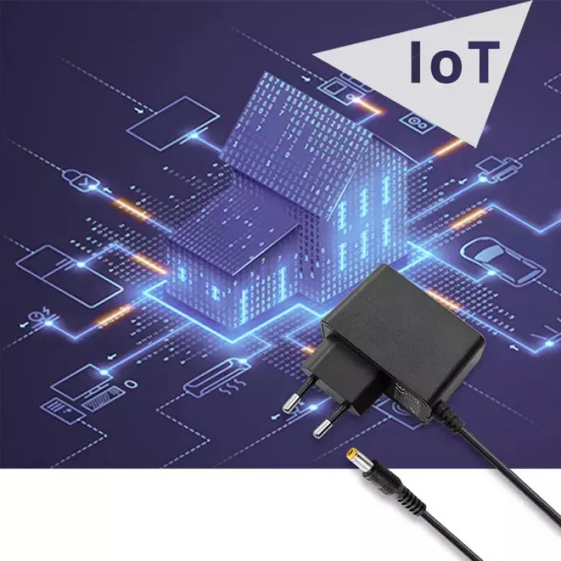 Qoltec 51021 fuente de alimentación enchufable 5 W, 5 V, 1 A, 5,5x2,5 mm