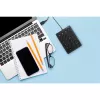 Teclado numérico con cable Kensington, USB, 21, portátil/PC, negro
