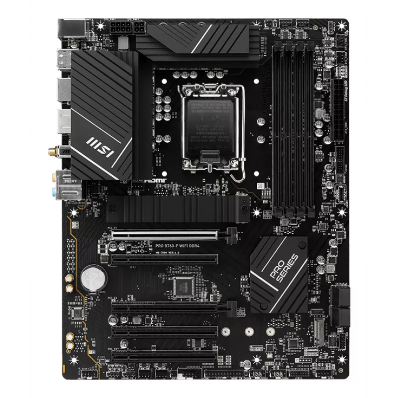 Placa base MSI PRO B760-P WIFI DDR4 LGA 1700 ATX