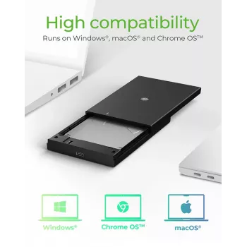 Carcasa SSD ICY BOX IB-200T-C3 negra 2,5 pulgadas