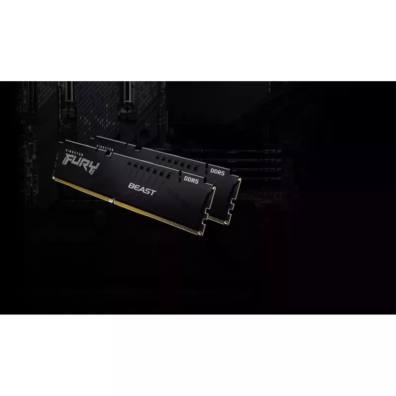 Kingston Technology FURY Beast 32GB 6000MT/s DDR5 CL36 DIMM Negro EXPO