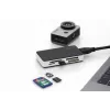 Lector de tarjetas DIGITUS USB 3.0, compatible con tarjetas MS/SD/SDHC/MiniSD/M2/CF/MD/SDXC, cable con conector USB-A de 1M