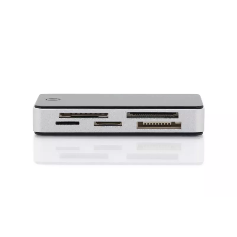Lector de tarjetas DIGITUS USB 3.0, compatible con tarjetas MS/SD/SDHC/MiniSD/M2/CF/MD/SDXC, cable con conector USB-A de 1M
