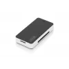 Lector de tarjetas DIGITUS USB 3.0, compatible con tarjetas MS/SD/SDHC/MiniSD/M2/CF/MD/SDXC, cable con conector USB-A de 1M
