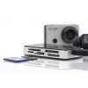 Lector de tarjetas DIGITUS USB 3.0, compatible con tarjetas MS/SD/SDHC/MiniSD/M2/CF/MD/SDXC, cable con conector USB-A de 1M