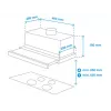 Samsung NK24M1030IS Semintegrado (extraíble) acero inoxidable 392 m³/h