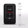 Cargador de pared Axagon ACU-QS24 QUICK and SMART, 2x conector USB QC3.0/AFC/FCP + 5V-1,2A, 24W