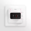 Cargador de pared Axagon ACU-QS24 QUICK and SMART, 2x conector USB QC3.0/AFC/FCP + 5V-1,2A, 24W