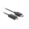 Adaptador de cable LANBERG DisplayPort HDMI Negro