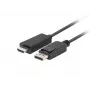 Cable LANBERG DisplayPort(m) V1.1 -> HDMI(m) 1,8 m Negro