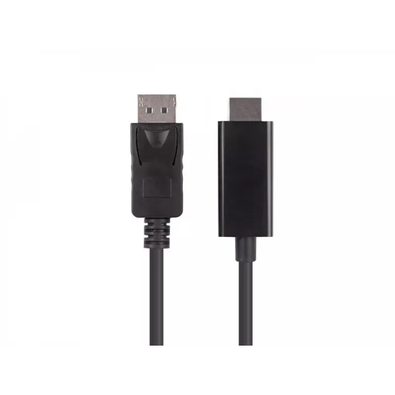 Cable DisplayPort a HDMI LANBERG CA-DPHD-11CC-0050-BK, DisplayPort 1.1 (conector macho) a HDMI (conector macho), 5 m, 1080p, 60 Hz