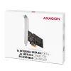 Axagon PCES-SA4M2 controlador PCIe 2 puertos SATA 6G internos + adaptador de tarjeta M.2 B-Key M.2, SATA