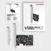 Controlador PCIe Axagon PCES-SA4X4 - 4 puertos SATA 6G internos, ASM1164, SP y LP