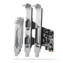 Axagon PCEA-PSN PCIe - 1 adaptador de puerto paralelo y 2 serie 250 kbps con SP y LP