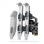 Axagon PCEA-S4N PCIe - 4 adaptador de puerto serie 250 kbps con SP y LP