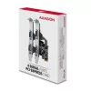 Axagon PCEA-S4N PCIe - 4 adaptador de puerto serie 250 kbps con SP y LP