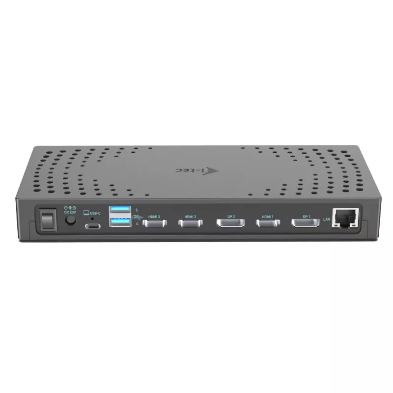 i-tec USB 3.0 / USB-C / Thunderbolt, 3x estación de acoplamiento 4K Gen 2 + Power Delivery 100W