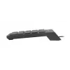 NATEC Goby 2 NKL-2022 teclado numérico, con cable USB, 18 teclas, de membrana, cable de 1,5 m, negro