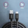 Cable USB Axagon BUCM3-AM15AB USB 3.2 Gen 1 1,5m USB-C USB-A Negro