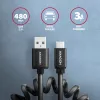 Cable USB Axagon BUCM-AM10TB USB 2.0 0,6 m USB-C USB-A Negro