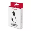 Adaptador de audio USB externo AXAGON ADA-12 con 1x jack de 3,5 mm para auriculares y micrófono