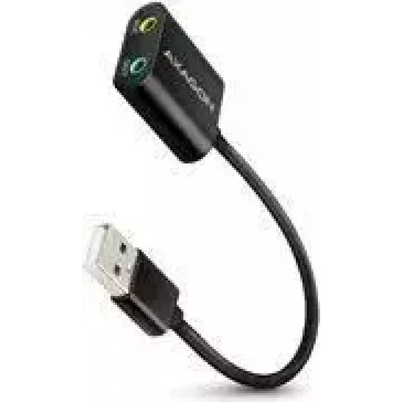 Adaptador de audio USB externo AXAGON ADA-12 con 1x jack de 3,5 mm para auriculares y micrófono