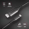 Cable Axagon RVC-HI2MC USB-C -> HDMI 2.0a 1,8m, 4K/60Hz HDR10
