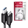 Cable Axagon BUMM3-AM10AB SPEED Micro-B USB <> USB-A 3.2 Gen 1 1 m
