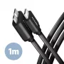 Cable USB Axagon BUMM3-CM10AB Micro-USB B a USB C 1m Negro