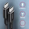 Cable USB Axagon BUCM-CM20AB 2m USB C Negro