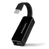 Adaptador AXAGON ADE-XR USB 2.0 Type-A Fast Ethernet 10/100, negro, 0,023 kg