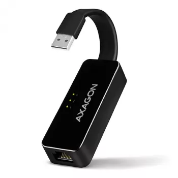 Adaptador AXAGON ADE-XR USB 2.0 Type-A Fast Ethernet 10/100, negro, 0,023 kg