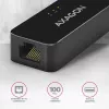 AXAGON ADE-XR adaptador de USB 2.0 Type-A a Fast Ethernet 10/100, RJ-45, Realtek RTL8152, negro, 23 g