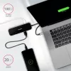Hub Axagon HMC-6H4A USB 3.2 Gen 1, 4x USB-A, HDMI 4K/30Hz, PD 100W, cable USB-C de 20 cm