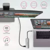 Hub Axagon HMC-HCR3A 3x USB-A + HDMI + SD/microSD USB-C 3.2 Gen 1 cable de 20 cm USB 3.2 Gen 1 (3.1 Gen 1) Type-C gris