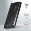 Carcasa externa Axagon EEM2-SB2 USB-C 3.2 Gen 2 de metal para SSD M.2 NVMe y SATA. Sin tornillos