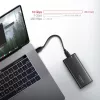 Carcasa externa Axagon EEM2-SB2 USB-C 3.2 Gen 2 de metal para SSD M.2 NVMe y SATA. Sin tornillos
