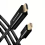 Cable adaptador Axagon RVDM-HI14C2 Mini DisplayPort a HDMI 4K 30Hz 1,8 m