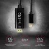 Cable adaptador Axagon RVDM-HI14C2 Mini DisplayPort a HDMI 4K 30Hz 1,8 m